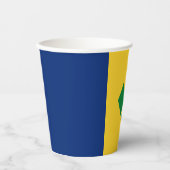 Saint Vincent Flag 紙コップ (正面)