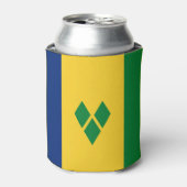 Saint Vincent Flag 缶クーラー (缶正面)