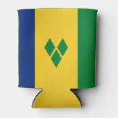 Saint Vincent Flag 缶クーラー (正面)