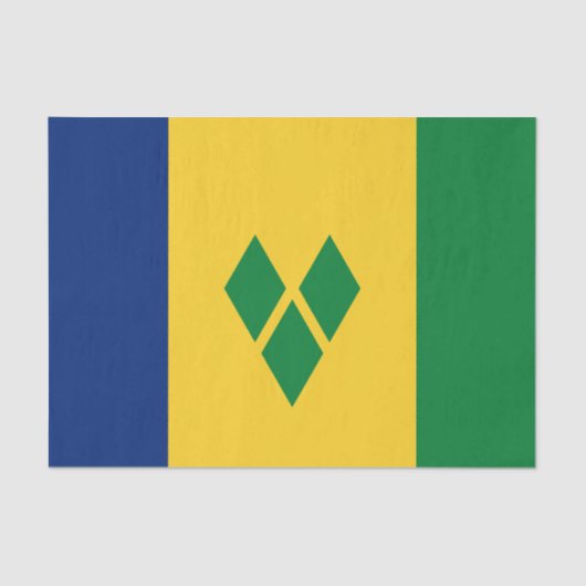 Saint Vincent Flag 薄葉紙 (正面)