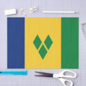 Saint Vincent Flag 薄葉紙 (クラフト)
