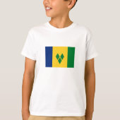 Saint Vincent Flag Tシャツ (正面)