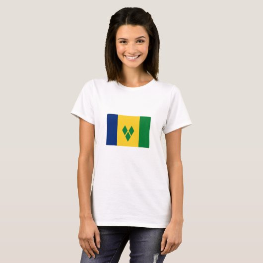 Saint Vincent Flag Tシャツ (正面フル)