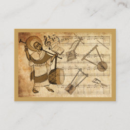 Saint Yared & The Ethiopian Music Instrument 名刺