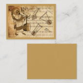 Saint Yared & The Ethiopian Music Instrument 名刺 (正面/裏面)