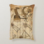 Saint Yared & The Ethiopian Music Instruments アクセントクッション (裏面(縦))