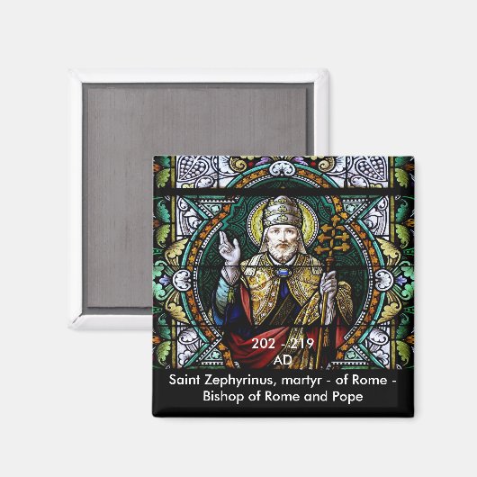 Saint Zephyrinus, Martyr and Pope – マグネット (正面/裏面)