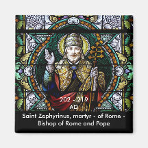 Saint Zephyrinus, Martyr and Pope – マグネット