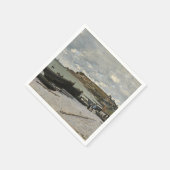 Sainte-Adresse by Monet – ボーツシークラウディスカイ スタンダードカクテルナプキン (角)