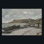 Sainte-Adresse by Monet – ボーツシークラウディスカイ フェイクキャンバスプリント<br><div class="desc">クロード絵画・モネによる印象派の風景 – クラシック最高傑作 – クロード・モネの印象派のシリー絵画ズ – Sainte-Adresse</div>