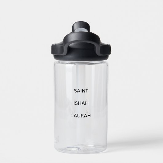 #SAINTISHAHLAURAH ウォーターボトル (背面)