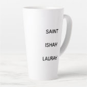 #SAINTISHAHLAURAH カフェラテマグ (右アングル)