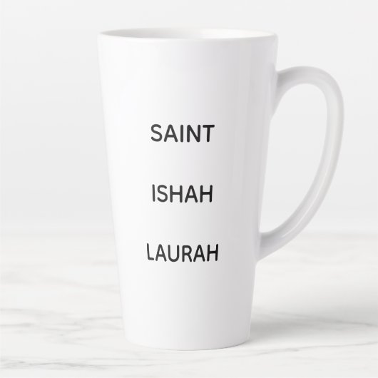 #SAINTISHAHLAURAH カフェラテマグ (右)