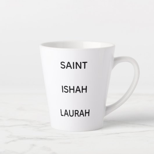 #SAINTISHAHLAURAH カフェラテマグ (右)