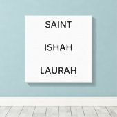 #SAINTISHAHLAURAH キャンバスプリント (インサイチュ (ウッドフロア))