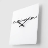 #SAINTISHAHLAURAH スクエア壁時計 (傾斜)