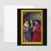 Saints CosmoとDamian by Jean Bourdichon (正面/裏面)