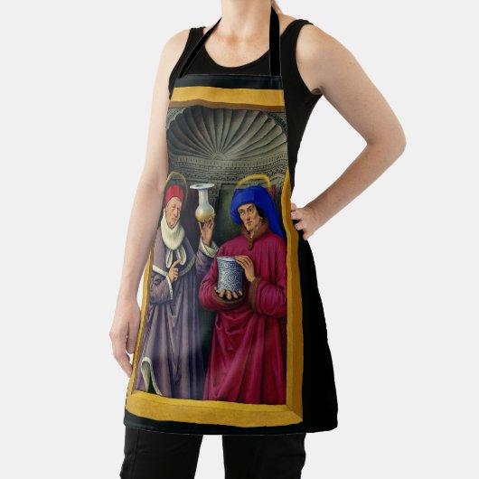 Saints CosmoとDamian by Jean Bourdichon エプロン (インサイチュ)