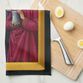 Saints CosmoとDamian by Jean Bourdichon キッチンタオル (四つ折り)