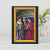 Saints CosmoとDamian by Jean Bourdichon サンキューカード (スタンド正面)