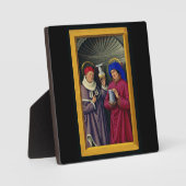 Saints CosmoとDamian by Jean Bourdichon フォトプラーク (正面)