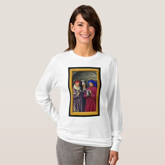 Saints CosmoとDamian by Jean Bourdichon Tシャツ (正面フル)