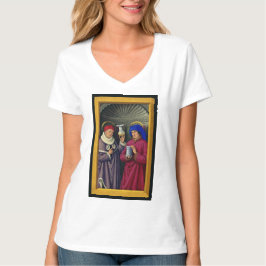 Saints CosmoとDamian by Jean Bourdichon Tシャツ