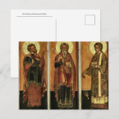 Saints Gurias, Samonas and Abibus Martyrs Icon     ポストカード (正面/裏面)