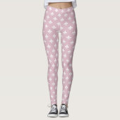 Saints Logo Pink Leggings - Womens NFL Team Gift レギンス (正面)
