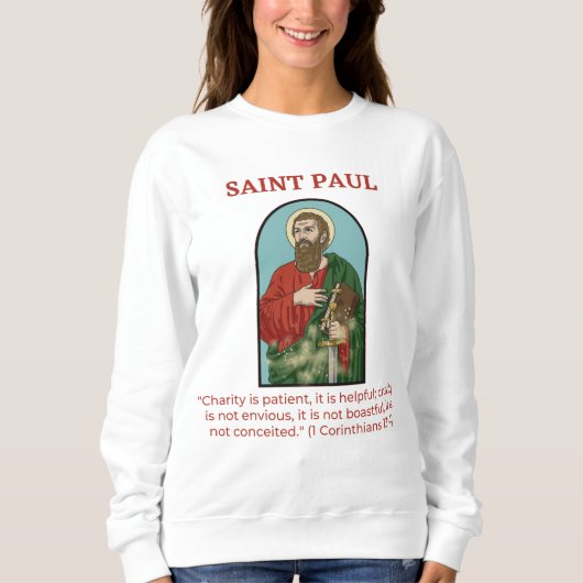 saints st paul スウェットシャツ (正面)