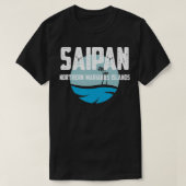Saipan CNMI Sun and Sea  Tシャツ (デザイン正面)