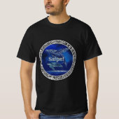 Saipe Tonga Off grid Pacific island whale turtle Tシャツ (正面)