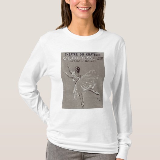 「Saison Russeのためのポスター Tシャツ (正面)