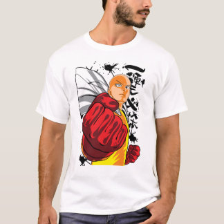 Saitama The Big Punch Of One Punch Man Tシャツ