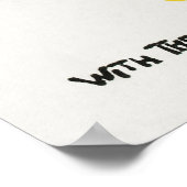 Saiten's 'With the Food of the Season' ポスター (角)