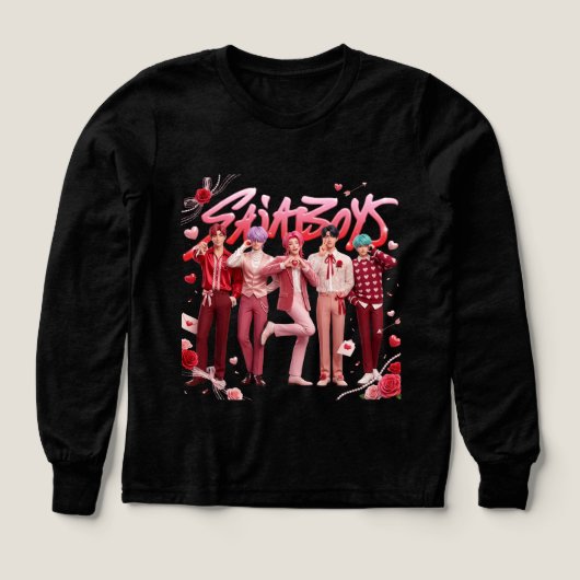 Saja boy K-pop valentine day sweater (デザイン正面)