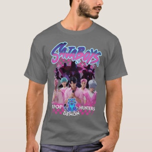 Saja Boys Kpop 悪魔ハンターの友達 Tシャツ
