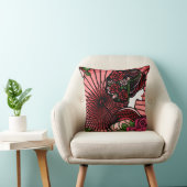 SajuArtの禅の"ばら色のプリンセス"の枕 クッション (椅子)