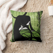 SajuArtの禅の"捕獲された"枕 クッション (ブランケット)