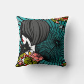 SajuArtの禅"Nekoコイコイ"のPillowWe クッション (裏面)