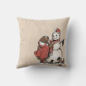 SajuArtZenの"冬の友人"の枕 クッション (裏面)