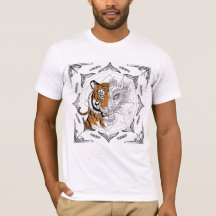 Sak Yant TigerがドラゴンTシャツに変形