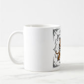 Sak Yant Tigerドラゴンマグに変形 コーヒーマグカップ (左)