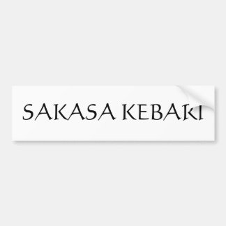 Sakasa Kebari バンパーステッカー
