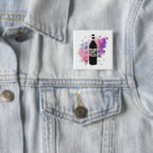 "Sake & Waves – Japanese Aesthetic badge " 缶バッジ (インサイチュ)