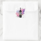 "Sake & Waves – Japanese Aesthetic Label" スクエアシール (バッグ)