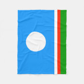 Sakha Flag フリースブランケット (正面)