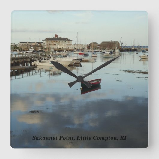 Sakonnetポイント、小さいコンプトン、RI スクエア壁時計 (正面)