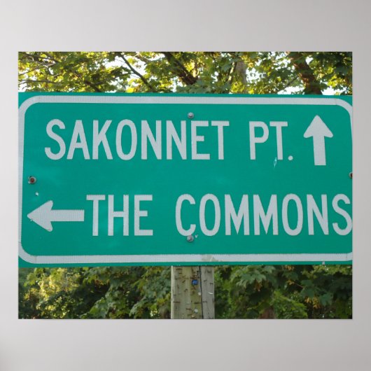 Sakonnet Point, The Commons - Little Compton, RI ポスター (正面)