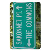 Sakonnet Point, The Commons - Little Compton, RI マグネット (縦)